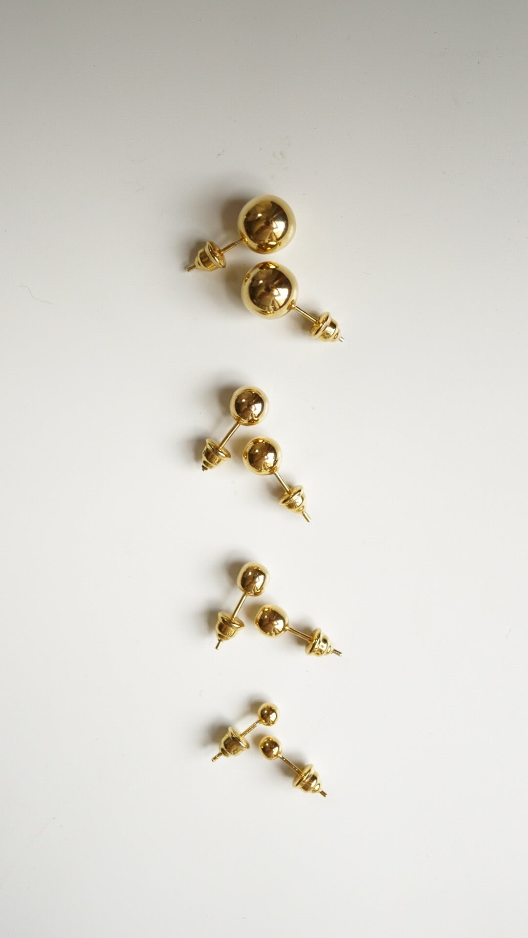 Gold Top Küpe